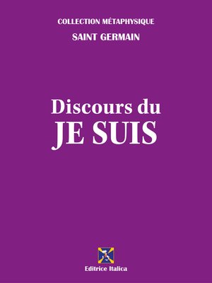 cover image of Discours du Je Suis